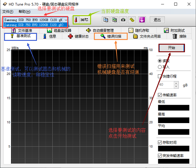 检测操作 硬盘测试教程